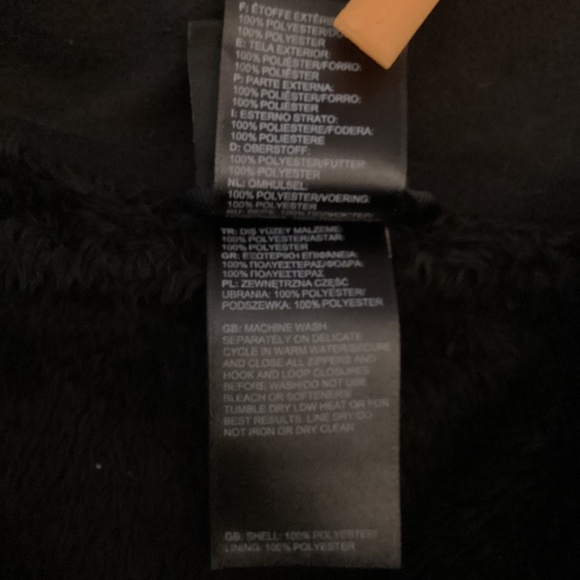 The North Face Women's Black Full Zip Fleece Jacket - Picture 5 of 7